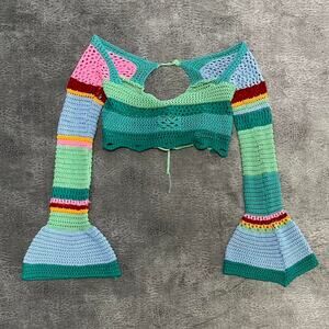 Zen island crochet cropped